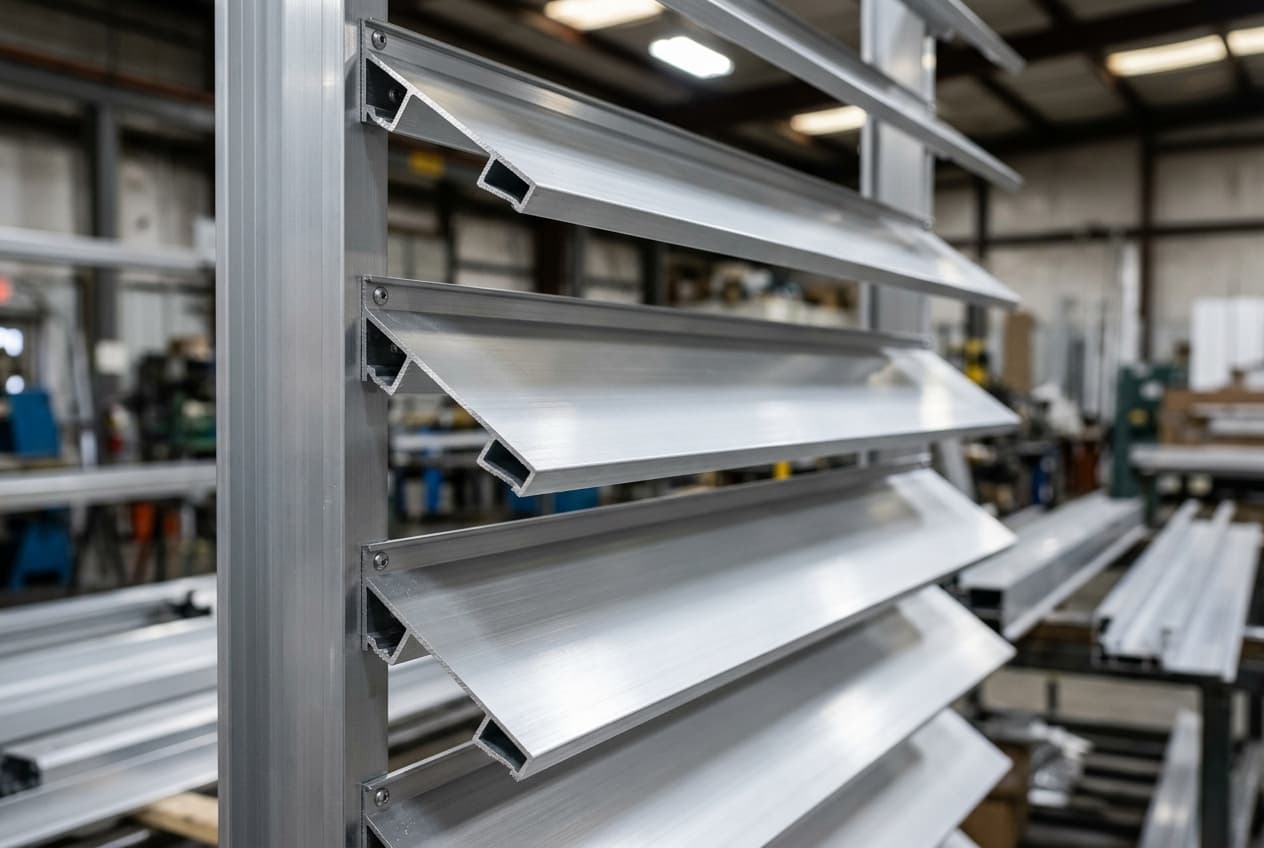 Aluminium Louver sections