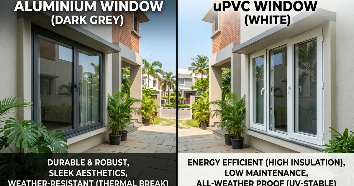 Aluminium vs. UPVC Windows: Which is the Best Choice for Indian Climates?